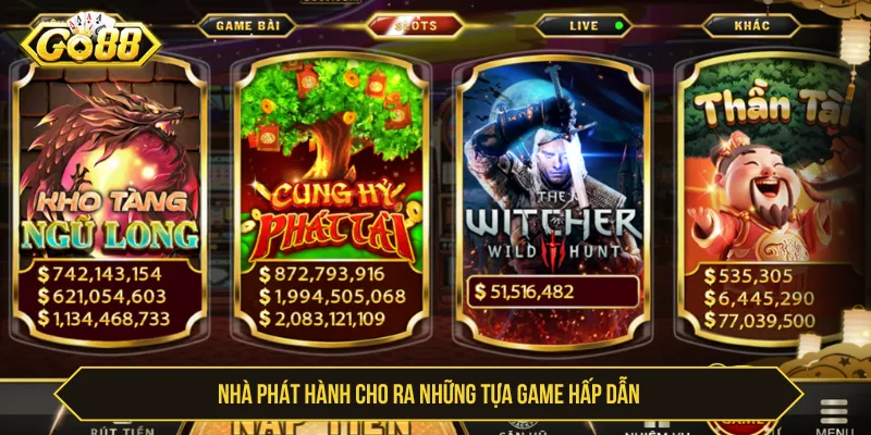 Chơi Go88 Nổ Hũ Slot Game Đa Dạng Với Jackpot Khủng Nhà cung cấp tại Go88 nổ hũ uy tín nhất lĩnh vực