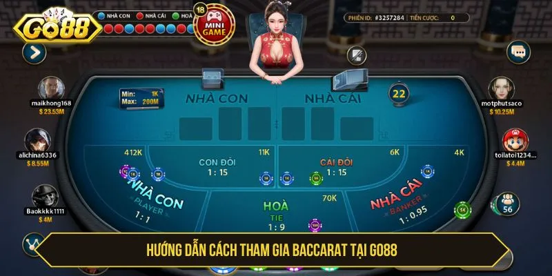 Cách Chơi Baccarat GO88 Hấp Dẫn Nhận Tiền To Và Kịch Tính Hướng dẫn cách tham gia baccarat tại GO88